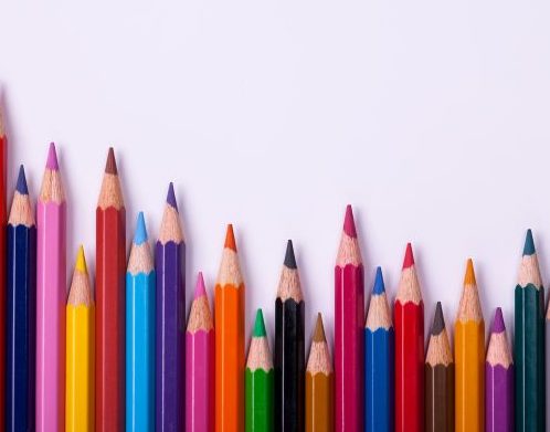 multiple colors of pencil multiple forms